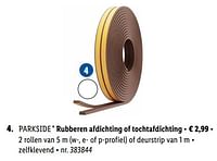 Rubberen afdichting of tochtafdichting-Parkside