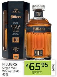 Filliers single malt whisky 10yo-Filliers
