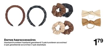 Promoties Dames haaraccessoires - Huismerk - Zeeman  - Geldig van 17/09/2022 tot 23/09/2022 bij Zeeman