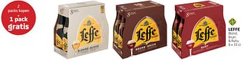 Promoties Leffe 2 packs kopen + 1 pack gratis - Leffe - Geldig van 30/09/2022 tot 12/10/2022 bij BelBev