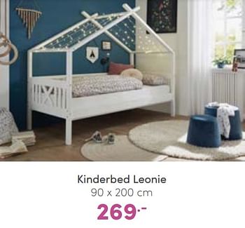 Promoties Kinderbed leonie - Huismerk - Baby & Tiener Megastore - Geldig van 18/09/2022 tot 24/09/2022 bij Baby & Tiener Megastore