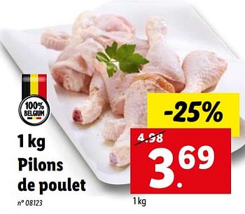 Promotions Pilons de poulet - Produit maison - Lidl - Valide de 26/09/2022 à 01/10/2022 chez Lidl