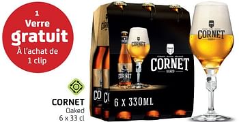 Promotions Cornet 1 verre gratuit à l’achat de 1 clip - Cornet  - Valide de 30/09/2022 à 12/10/2022 chez BelBev