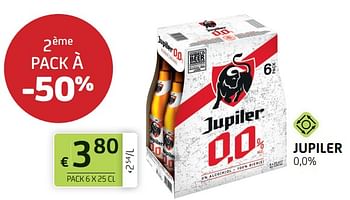Promotions Jupiler 0,0% - Jupiler - Valide de 30/09/2022 à 12/10/2022 chez BelBev