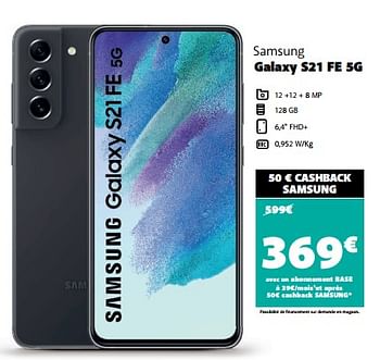 Promotions Samsung galaxy s21 fe 5g - Samsung - Valide de 16/09/2022 à 03/10/2022 chez Base