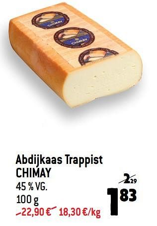 Promoties Abdijkaas trappist chimay - Chimay - Geldig van 21/09/2022 tot 27/09/2022 bij Match