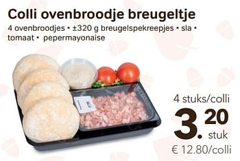 Promoties Colli ovenbroodje breugeltje - Huismerk - Bon'Ap - Geldig van 14/09/2022 tot 27/09/2022 bij Bon'Ap