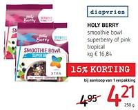 Holy berry smoothie bowl superberry of pink tropical-The Holy Berry