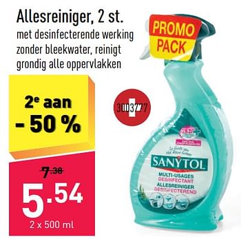 Promoties Allesreiniger - Sanytol - Geldig van 26/09/2022 tot 07/10/2022 bij Aldi