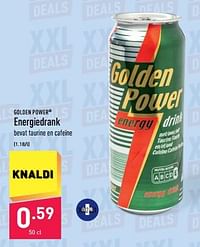 Energiedrank-Golden Power