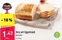 Vers wit tijgerbrood-Huismerk - Aldi
