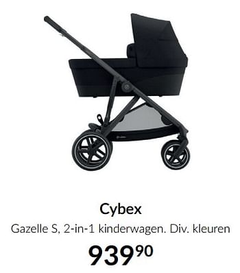 Promoties Cybex gazelle s, 2-in-1 kinderwagen - Cybex - Geldig van 15/09/2022 tot 17/10/2022 bij BabyPark