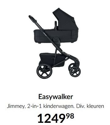 Promoties Easywalker jimmey 2-in-1 kinderwagen - Easywalker - Geldig van 15/09/2022 tot 17/10/2022 bij BabyPark