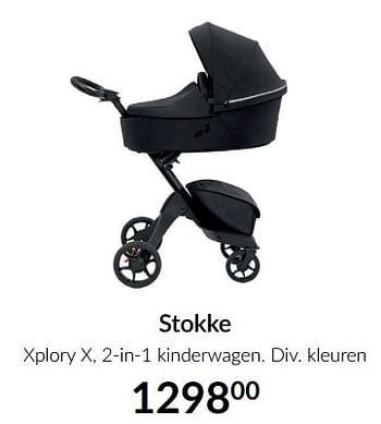 Promoties Stokke xplory x, 2-in-1 kinderwagen - Stokke - Geldig van 15/09/2022 tot 17/10/2022 bij BabyPark
