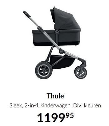 Promoties Thule sleek, 2-in-1 kinderwagen - Thule - Geldig van 15/09/2022 tot 17/10/2022 bij BabyPark