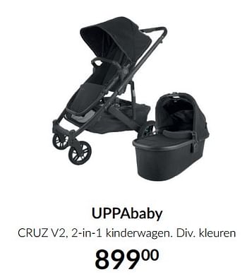 Promoties Uppababy cruz v2, 2-in-1 kinderwagen - Uppababy - Geldig van 15/09/2022 tot 17/10/2022 bij BabyPark