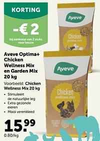 Aveve optima+ chicken wellness mix-Huismerk - Aveve