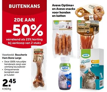 Promoties Boucherie ham bone large - Huismerk - Aveve - Geldig van 26/09/2022 tot 08/10/2022 bij Aveve