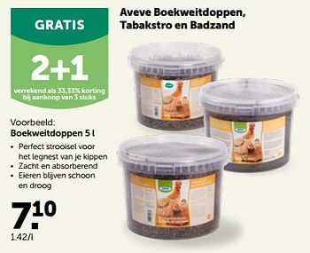Promoties Aveve boekweitdoppen - Huismerk - Aveve - Geldig van 26/09/2022 tot 08/10/2022 bij Aveve