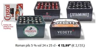 Promoties Roman pils - Brouwerij Roman - Geldig van 21/09/2022 tot 04/10/2022 bij Colruyt