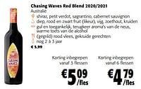 Chasing waves red blend 2020-2021 australië-Rode wijnen