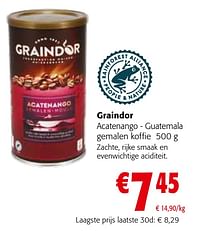Graindor acatenango - guatemala gemalen koffie-Graindor