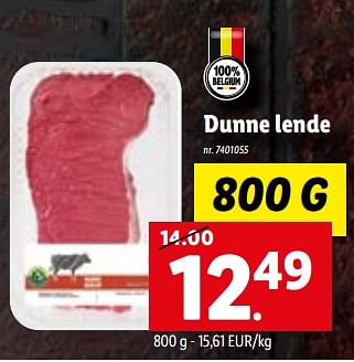Promoties Dunne lende - Huismerk - Lidl - Geldig van 03/10/2022 tot 08/10/2022 bij Lidl