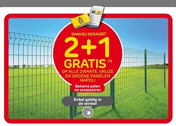 Promoties 2+1 gratis op alle zwarte, grijze en groene panelen napoli - Huismerk - Brico - Geldig van 28/09/2022 tot 17/10/2022 bij Brico