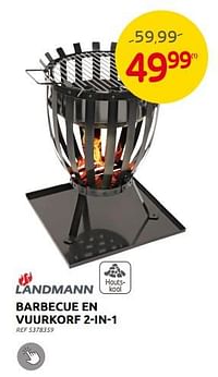 Barbecue en vuurkorf 2-in-1-Landmann