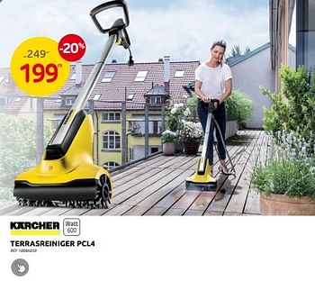 Promoties Kärcher terrasreiniger pcl4 - Kärcher - Geldig van 28/09/2022 tot 17/10/2022 bij Brico