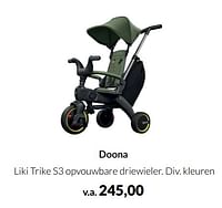 Doona liki trike s3 opvouwbare driewieler-Doona