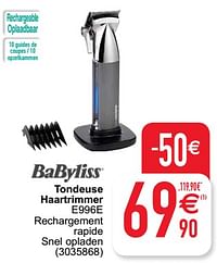 Babyliss tondeuse haartrimmer e996e-Babyliss