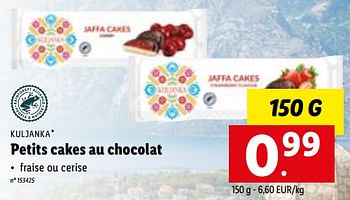 Promotions Petits cakes au chocolat - Kuljanka - Valide de 03/10/2022 à 08/10/2022 chez Lidl