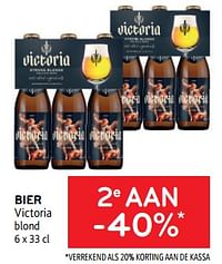 Bier victoria 2e aan -40%-Victoria
