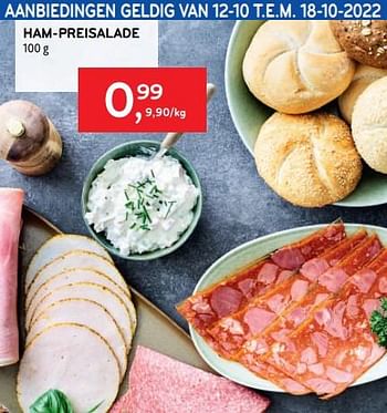 Promoties Ham-preisalade - Huismerk - Alvo - Geldig van 12/10/2022 tot 18/10/2022 bij Alvo