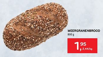 Promotions Meergranenbrood - Produit maison - Alvo - Valide de 05/10/2022 à 18/10/2022 chez Alvo