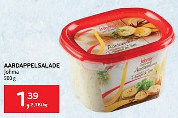 Promoties Aardappelsalade johma - Johma - Geldig van 05/10/2022 tot 18/10/2022 bij Alvo