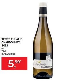 Terre eulalie chardonnay 2021 wit-Witte wijnen