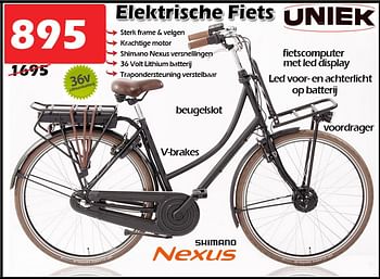 Promoties Elektrische fiets - Huismerk - Itek - Geldig van 15/09/2022 tot 09/10/2022 bij Itek
