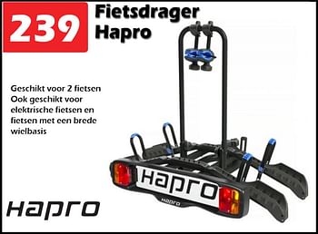 Promoties Fietsdrager hapro - Hapro - Geldig van 15/09/2022 tot 09/10/2022 bij Itek
