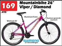 Mountainbike 26`` viper- diamond-Viper Bicycles