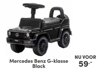 Promoties Mercedes benz g-klasse black - Huismerk - Baby & Tiener Megastore - Geldig van 25/09/2022 tot 01/10/2022 bij Baby & Tiener Megastore