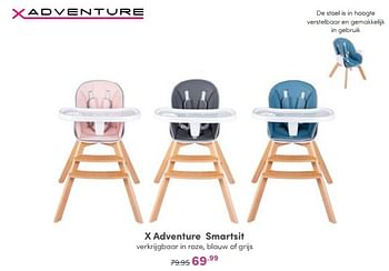 Promoties X adventure smartsit - Xadventure - Geldig van 25/09/2022 tot 01/10/2022 bij Baby & Tiener Megastore