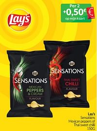 Lay’s sensations mexican peppers of thaï sweet chilli-Lay