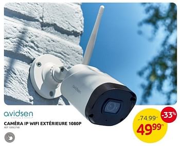 Promotions avidsen Caméra ip wifi extérieure 1080p - avidsen - Valide de 28/09/2022 à 17/10/2022 chez Brico