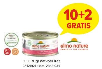 Promoties Almo nature hfc natvoer kat 10+2 gratis - Almo Nature - Geldig van 02/10/2022 tot 23/10/2022 bij Euro Shop