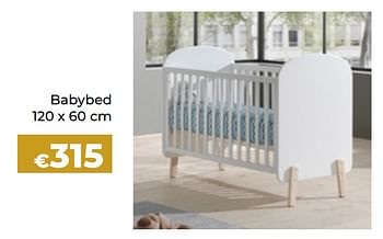 Promoties Babybed - Huismerk - Euroshop - Geldig van 01/10/2022 tot 31/12/2022 bij Euro Shop
