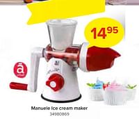 Actuel manele ice cream maker-Actuel
