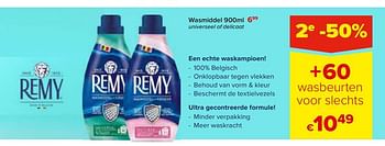 Promotions Wasmiddel - Remy - Valide de 02/10/2022 à 23/10/2022 chez Euro Shop