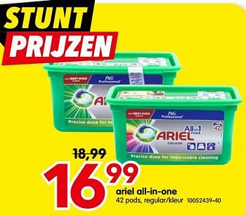 Promoties Ariel all-in-one - Ariel - Geldig van 26/09/2022 tot 10/10/2022 bij yess!